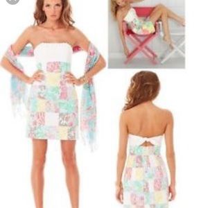 Lilly Pulitzer Franco patchwork Franco dress 0 new nwot